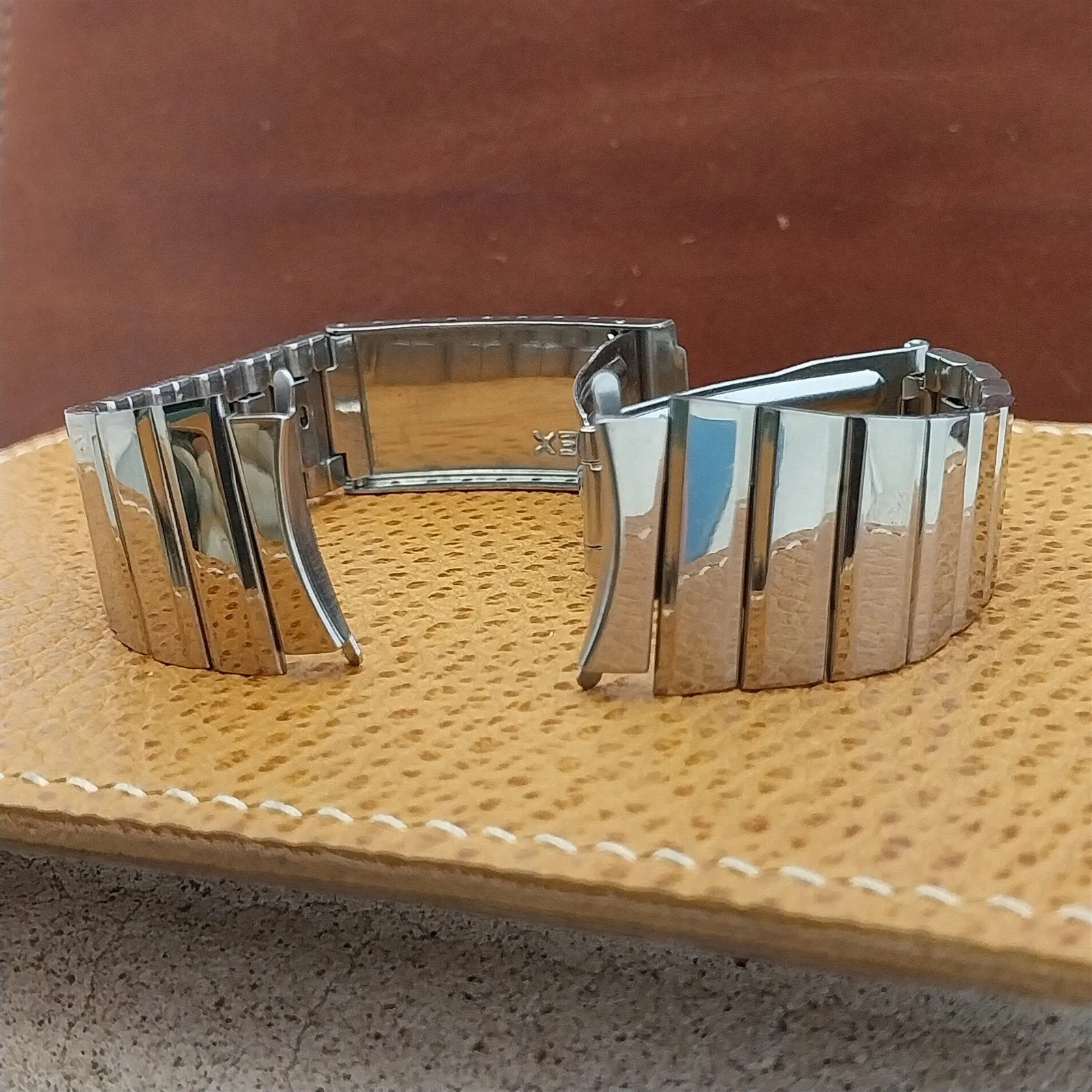 1970s Timex Stainless Steel 19mm Classic nos Unused Vintage Watch Band