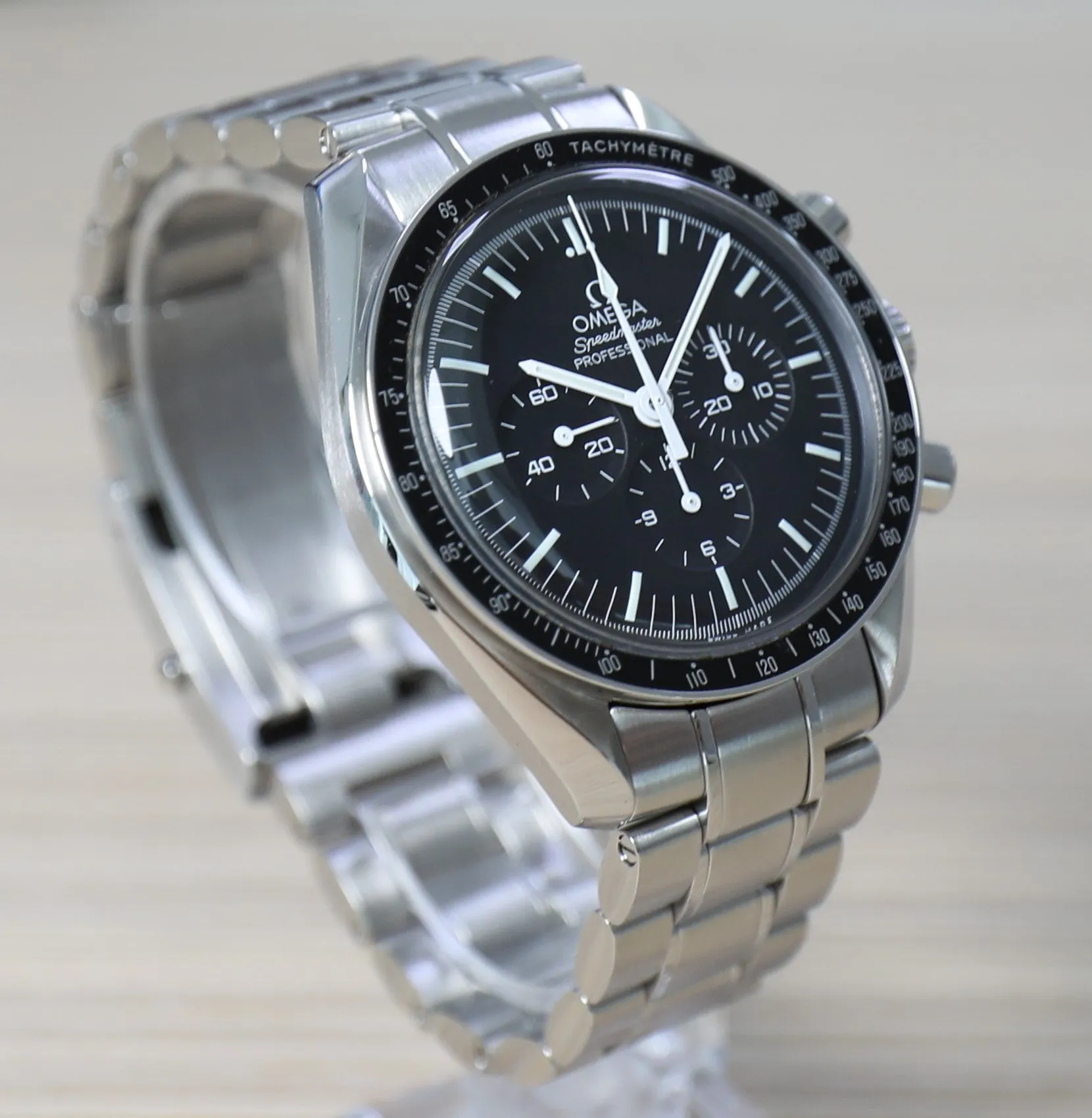 Omega Speedmaster Professional Moon Watch – Hesalite – Unworn – Full Set – 1861 Caliber